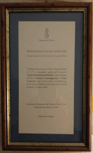 L'invito alla presentazione del libro